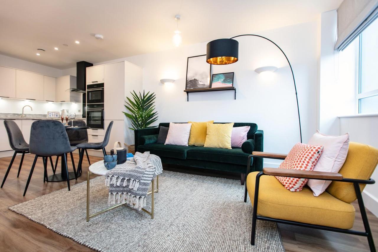 City Centre - Free Parking - Stylish 2 Bedroom Apartment Bristol Extérieur photo